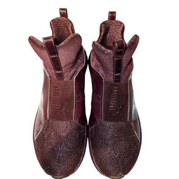 Puma 8 Fierce KRM Wine Red  Cross Trainer High Top Women's Tennis Shoe Sneaker - Picture 1 of 7